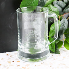 Engraved Coach Beer Mug for Sports Teams - CustomKings - 