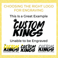 Engraved Corporate Logo Serving Board - CustomKings - 
