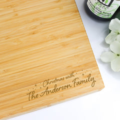 Family Christmas Chopping Board - CustomKings - 