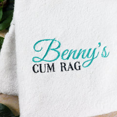 Fancy Embroidered Cum Rag with Personalised Name - CustomKings - 