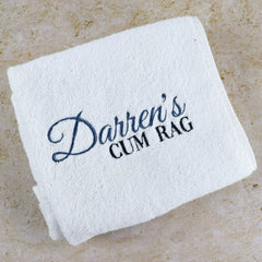 Fancy Embroidered Cum Rag with Personalised Name - CustomKings - 