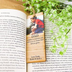 Father's Day Wooden Bookmark - CustomKings - 