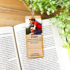 Father's Day Wooden Bookmark - CustomKings - 