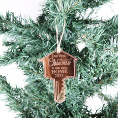 First Christmas House Key Ornament - CustomKings - 