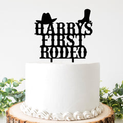 First Rodeo Cake Topper - CustomKings - 