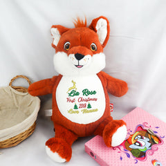 Fox Embroidered Teddy - Cubbie Brand - CustomKings - 