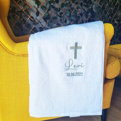 Personalised Christening Towel - CustomKings - 