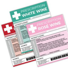 Prescription Wine Bottle Label Stickers - CustomKings - 