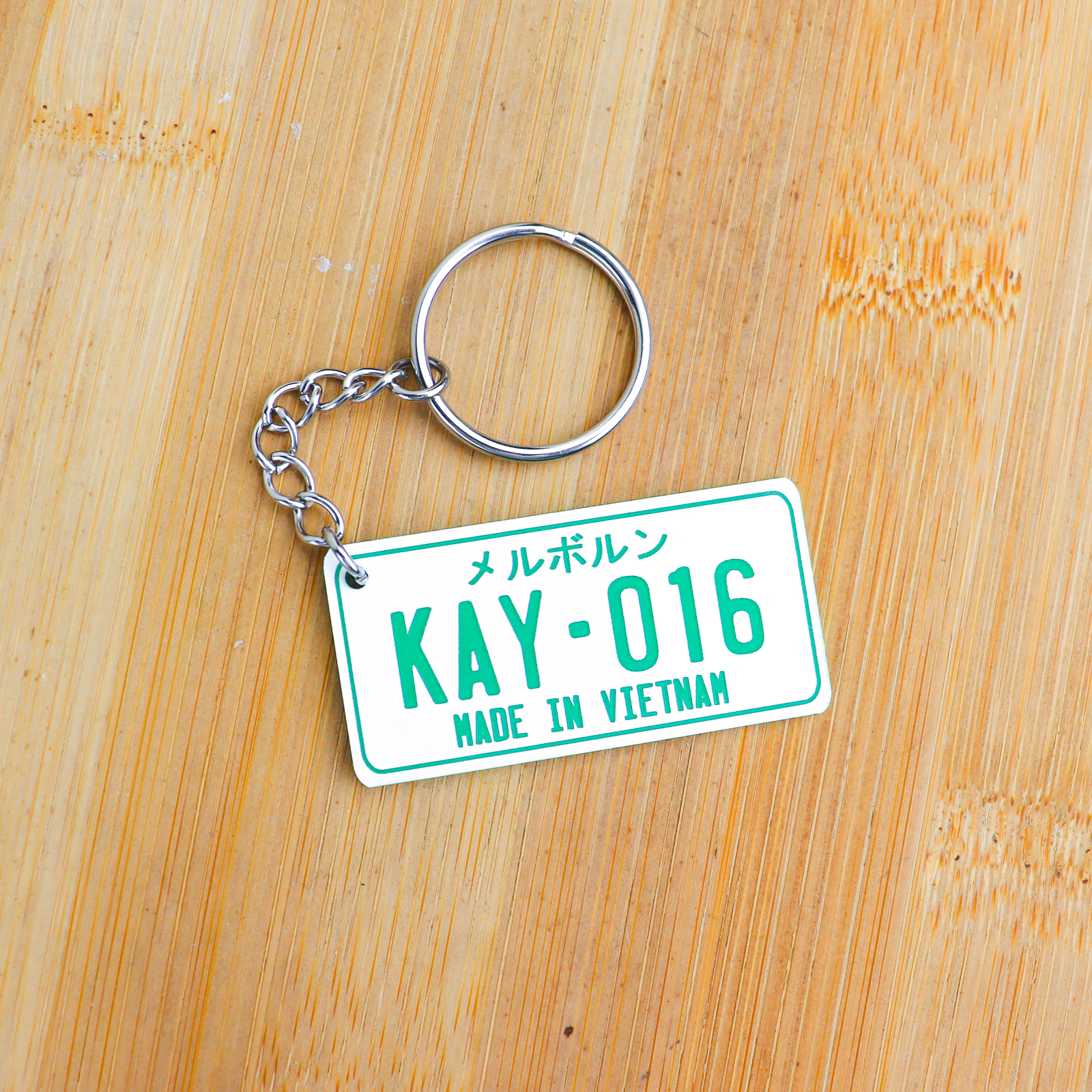 Jdm plateit© licence plate keychain
