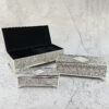Jewellery box silver rectangle choose from 3 sizes 4