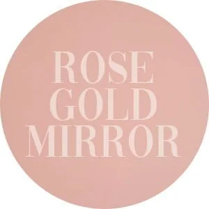 Rose Gold Mirror Acrylic