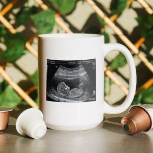 Daddy baby ultrasound coffee mug