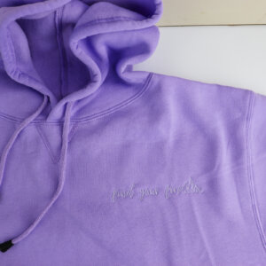 Corporate embroidered hoodie with kangaroo pocket