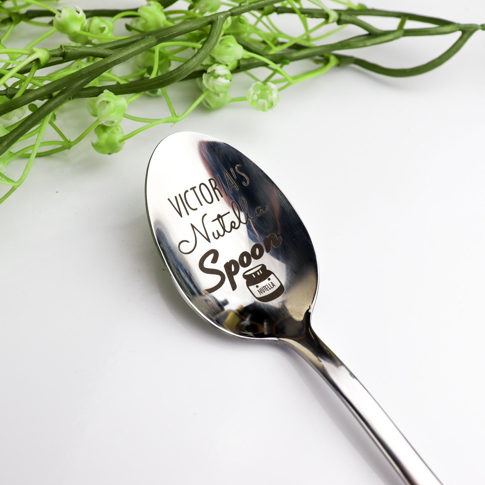 Personalised nutella spoon