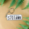 Style w plateit© licence plate keychain - all colours