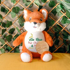 Fox Embroidered Teddy - Cubbie Brand