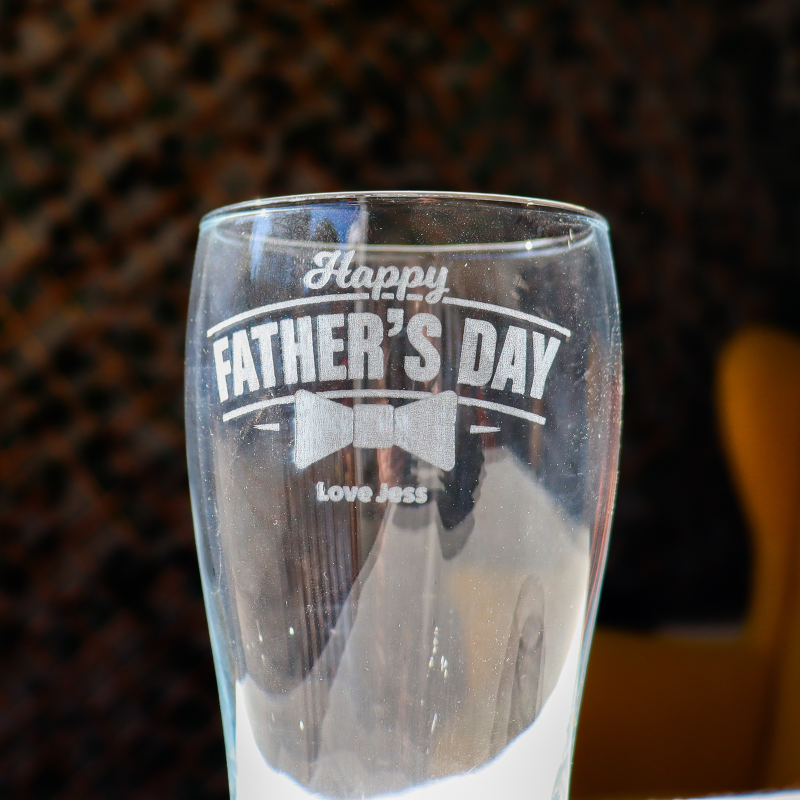 Father’s day schooner glass