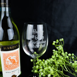 Personalised Birthday Wine Glass