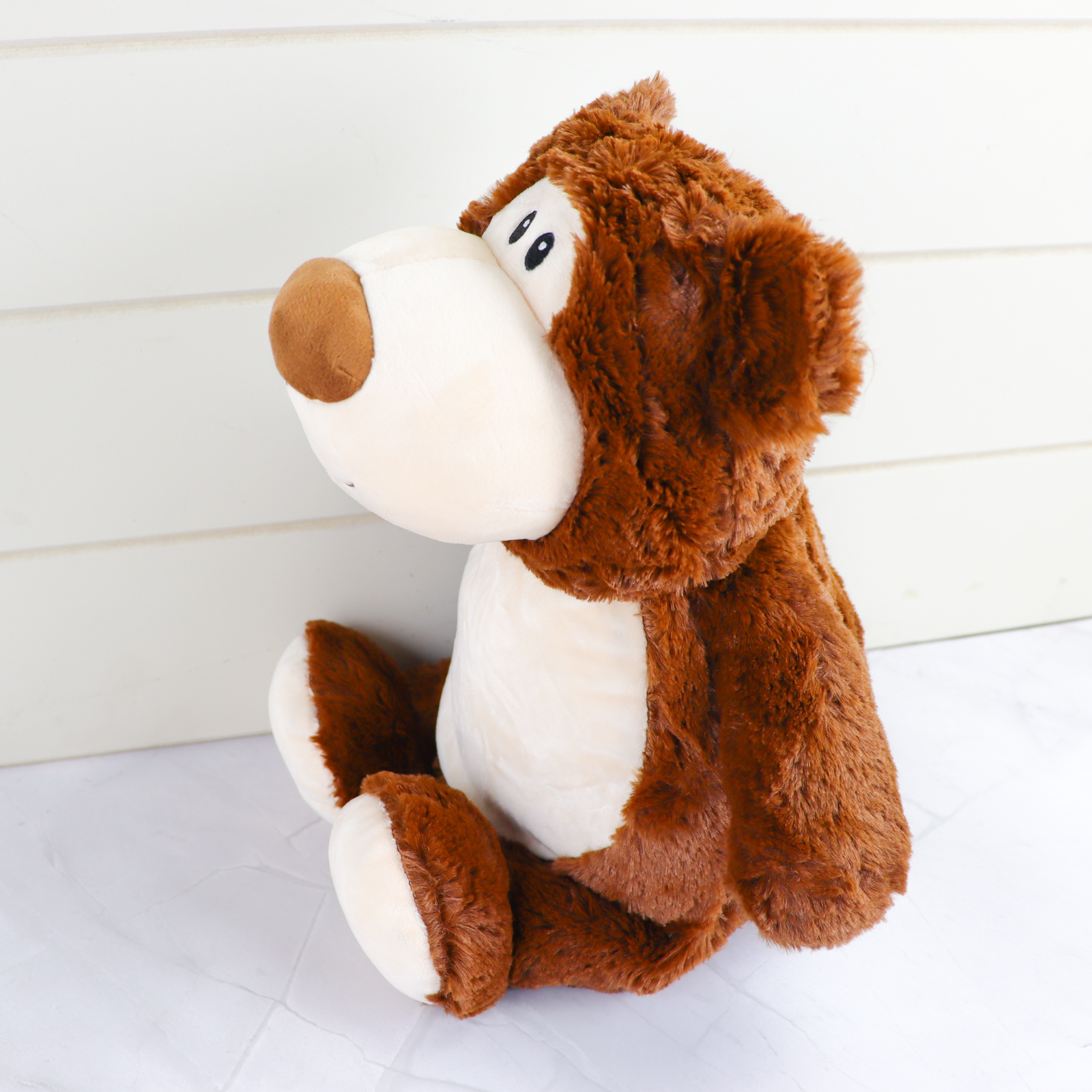 Brown bear embroidered teddy - cubbie brand