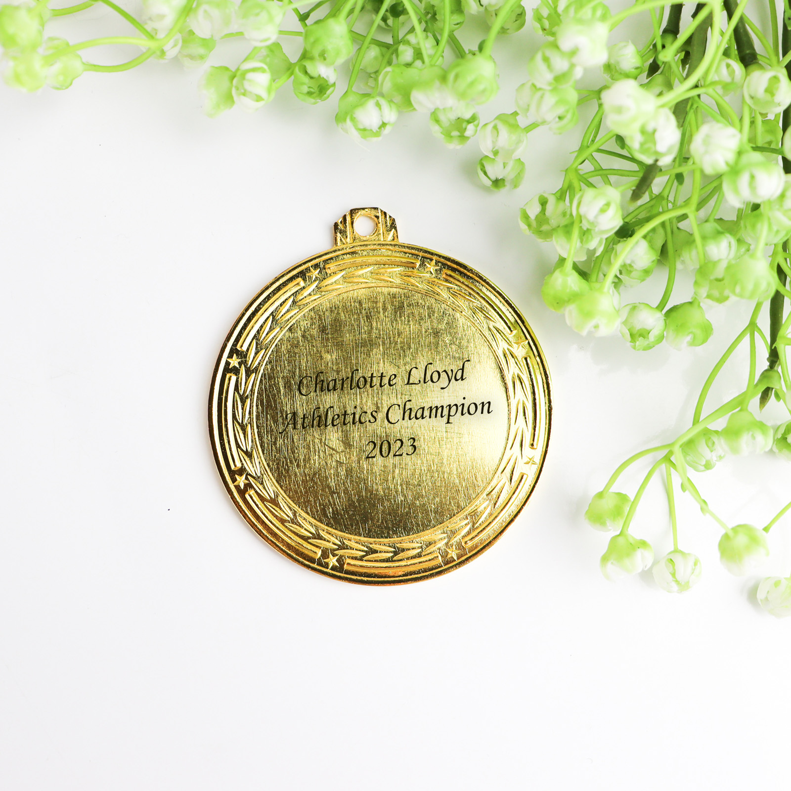 Personalised gold supreme quality medal