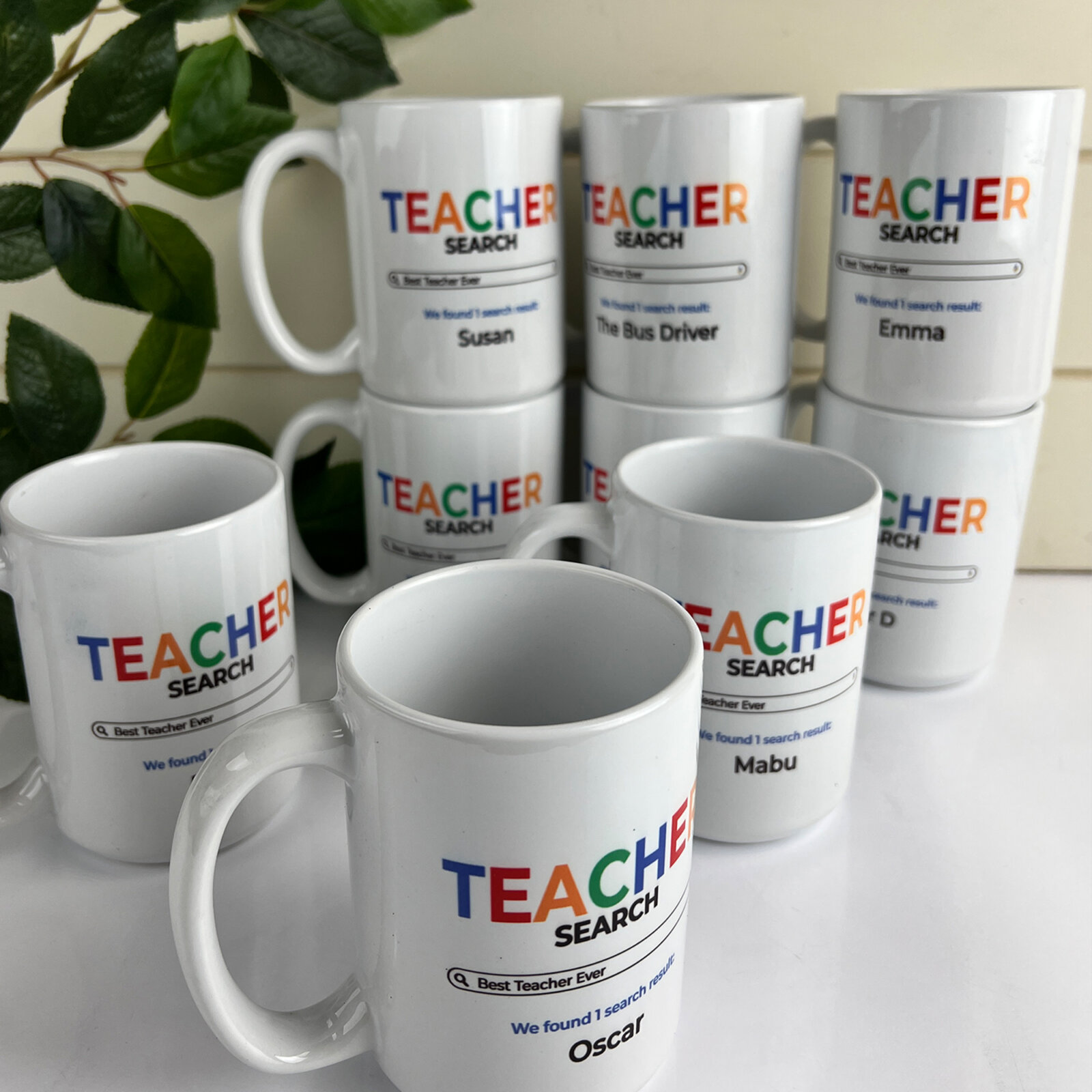 Best teacher search coffee mug