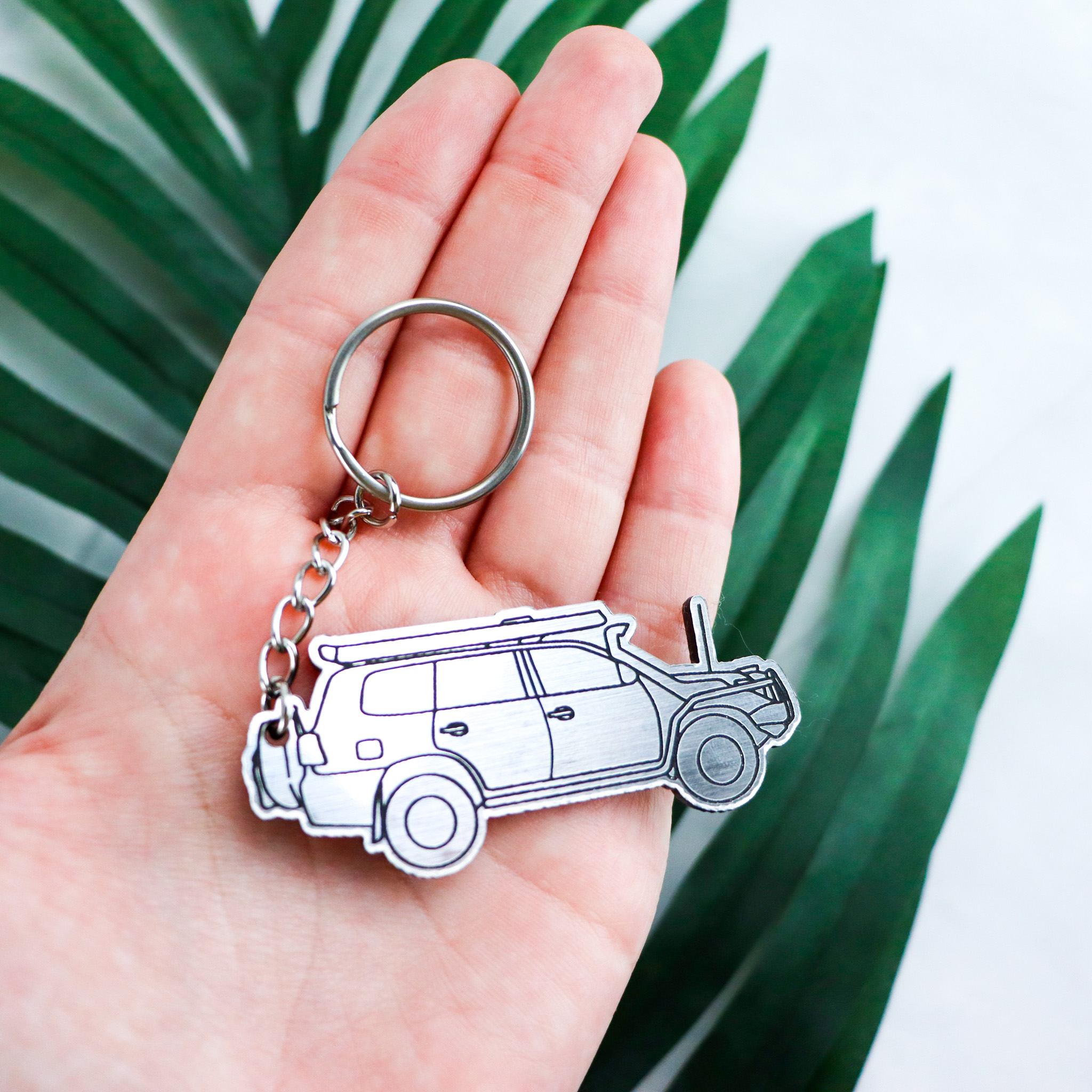 Personalised Car Keyring - Personalised From Your Photo - CustomKings