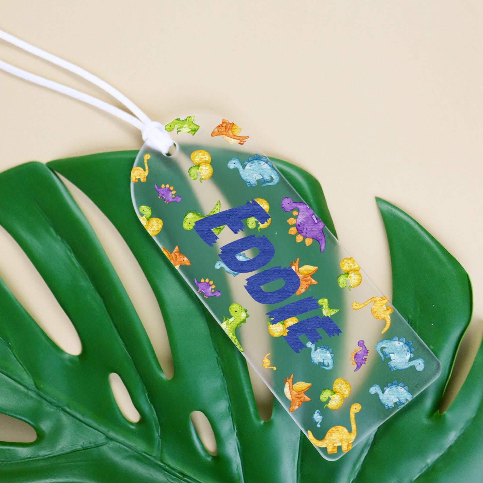 Acrylic Dinosaur Kids Bookmark