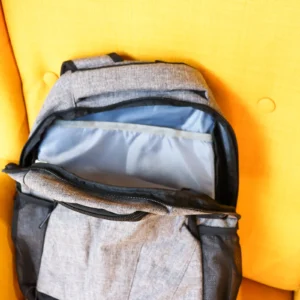 Backpack embroidered with child's name