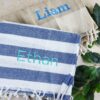 Embroidered Beach Towel with Name