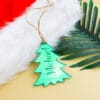 Christmas tree personalised ornament