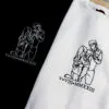 Couples embroidered outline jumper / crewneck