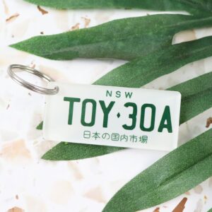 Custom Licence Plate Keyring with Your Plate