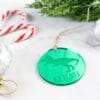 Dinosaur christmas ornament