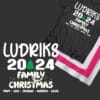 Personalised family christmas shirt