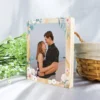 Floral Photo Pine Wood Photo Block