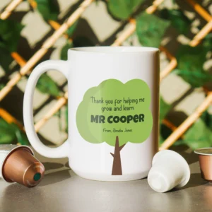 Helping me grow teacher coffee mug