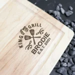 King of the Grill Personalised Chopping Board