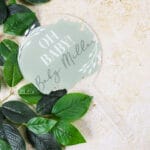 Oh Baby Personalised Cake Topper