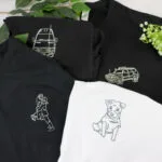 Outline embroidered shirt 9 | customkings
