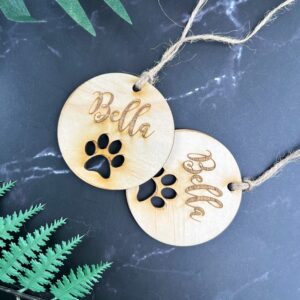 Paw Print Christmas Ornament