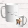 Personalised couples coffee mug