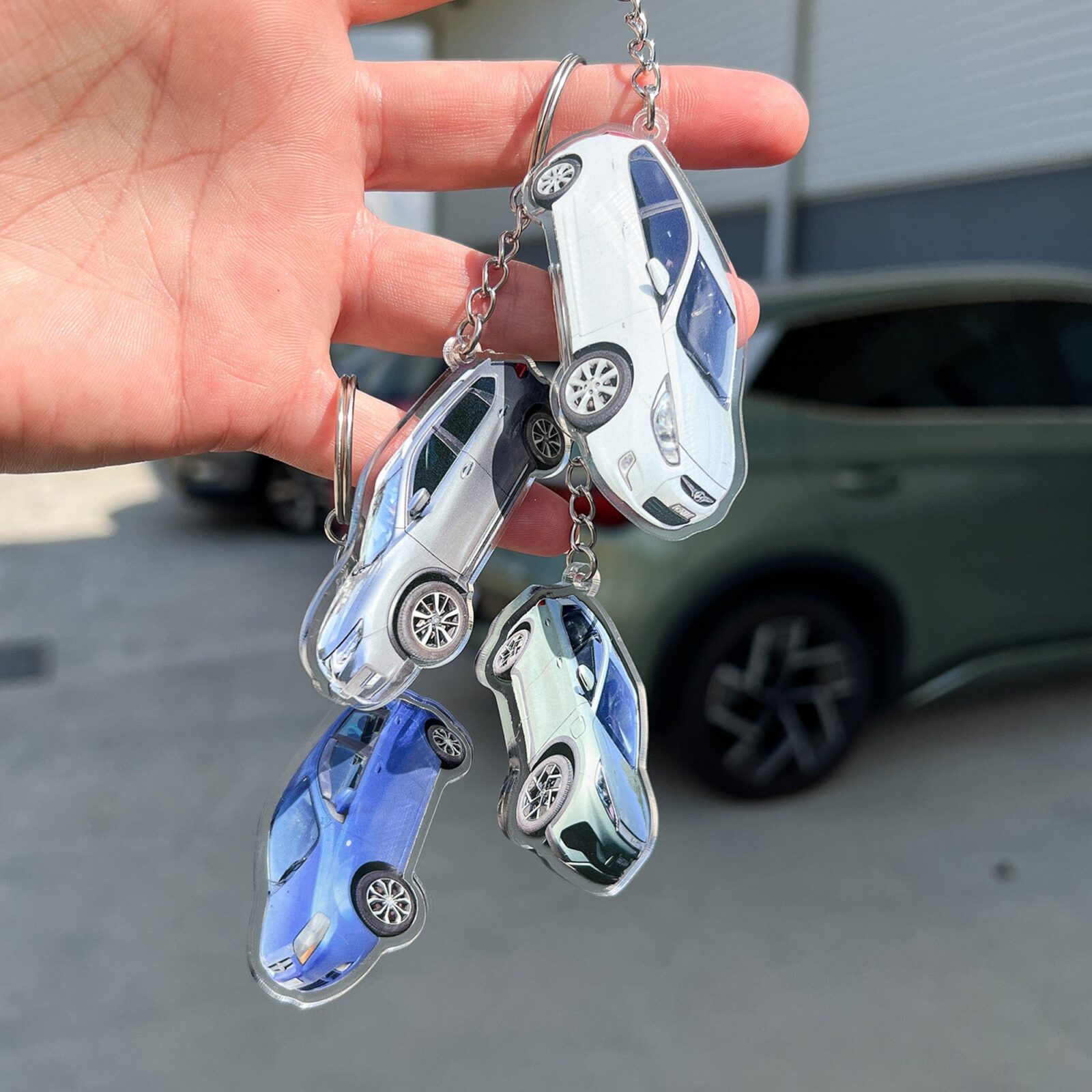 Personalised Photo Car Keyring