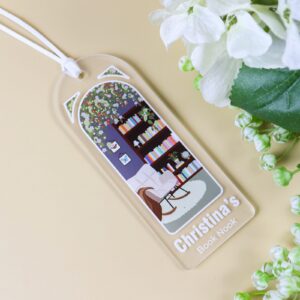Frosted Acrylic Personalised Bookmark