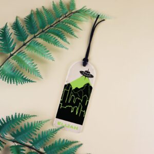 Frosted Acrylic Personalised Bookmark