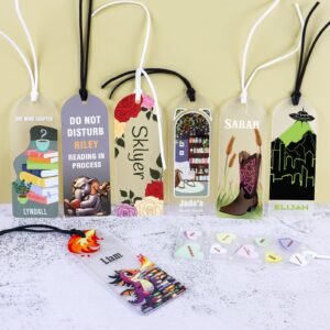 Frosted Acrylic Personalised Bookmark