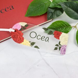 Frosted Acrylic Personalised Bookmark