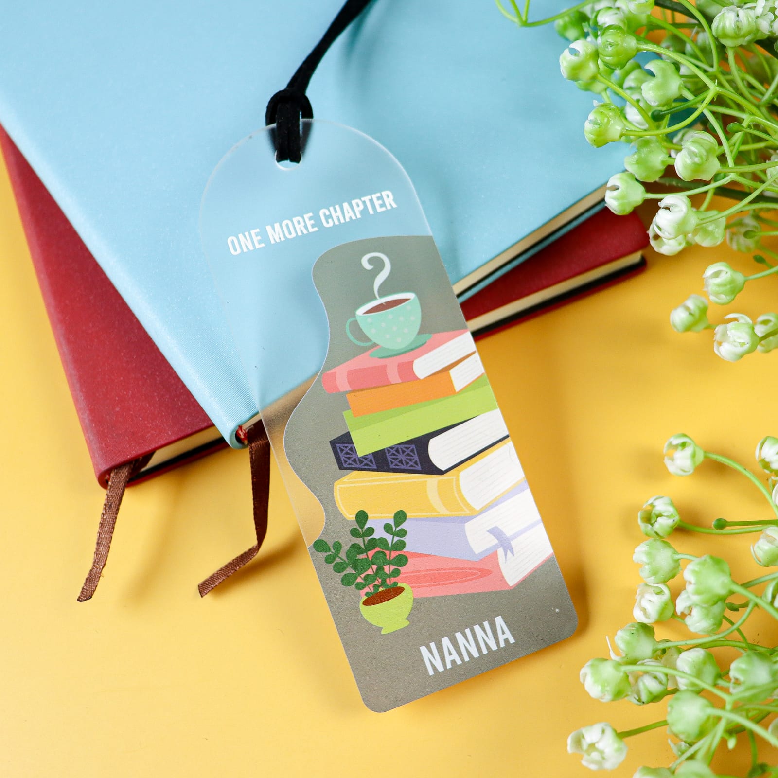 Frosted Acrylic Personalised Bookmark