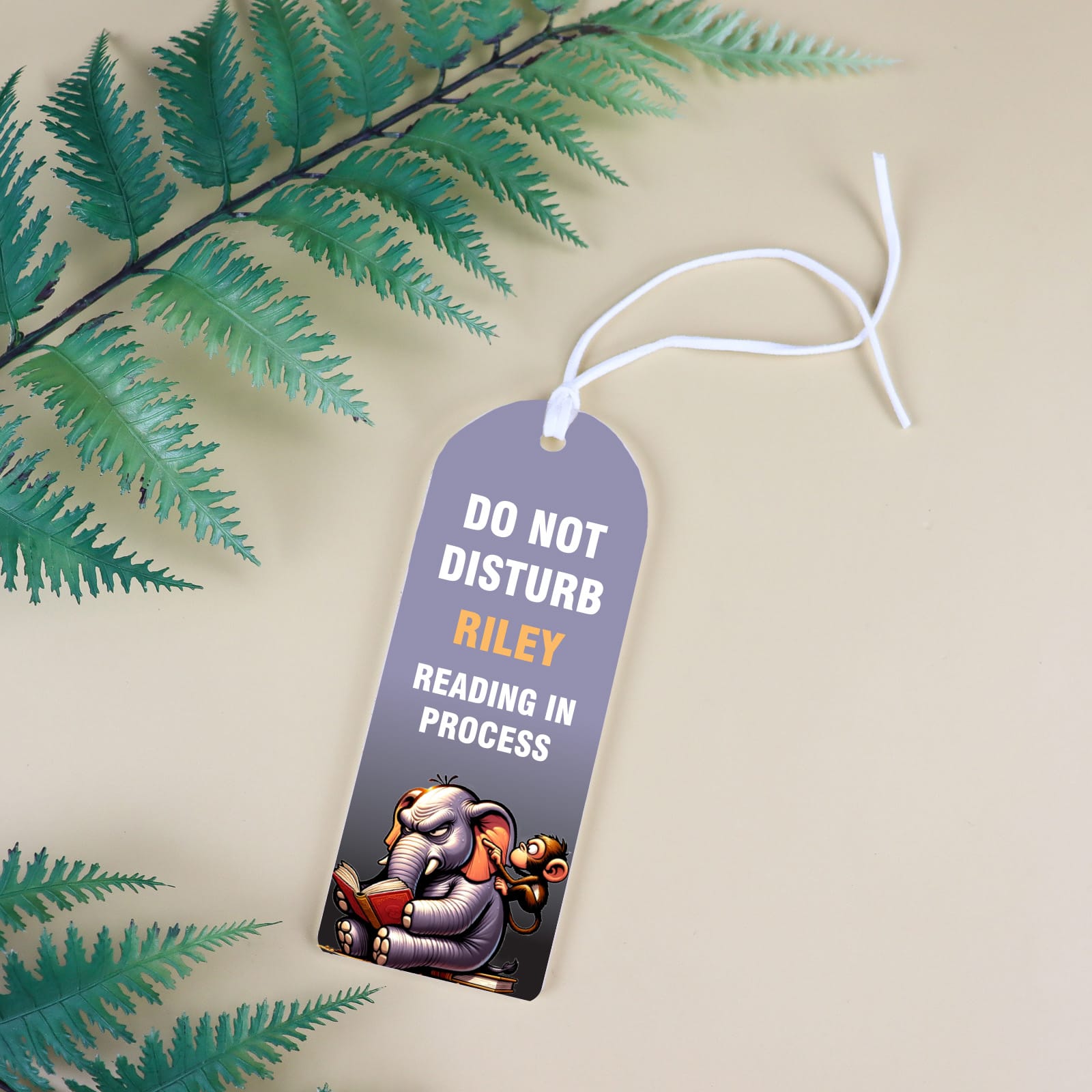 Frosted Acrylic Personalised Bookmark