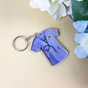 Scrubs personalised keychain