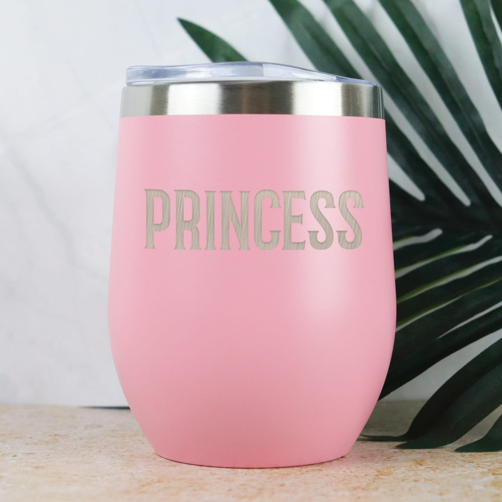 Personalised Stainless Steel Tumbler Blush Pink